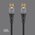  USB кабель Deppa 72502 Crystal USB Type-C-USB Type-C 60W, Black (1м) 