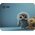  Коврик для мыши Cactus CS-MPC-P07XS Owl blue 220x180x2мм 