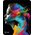  Коврик для мыши Cactus CS-MPC-D08M Color paint 300x250x3мм 