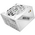  Блок питания 1STPLAYER NGDP Gold 850W White (HA-850BA4) / ATX 3.1, APFC, 80 Plus Gold, LLC+DC-DC, full Japan solid-state caps, 120mm fan, full modular 