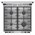  Кухонная плита Gorenje GKS6C72XF нерж 