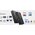  Переключатель UGREEN CM618 15149 USB 3.0 Sharing Switcher 2 In 1 Out Black 