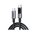  Кабель UGREEN L509 (35501) UNO Type-C 2.0 Male To Type-C 2.0 Male Robot 5A Data Cable 1m Black/Gray 