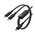  Кабель ACEFAST AF-C5-11-BK USB-C 2-in-1 100W USB-C to 2xUSB-C 100W Charging Data Cable 0.8m/0.4m Black 