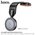  Автомобильный держатель HOCO HW29 Totem ring magnetic wireless fast charging car holdercenter console black metal gray 