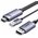 Кабель UGREEN HD169 (55329) HDMI to DisplayPort 4K 60Hz Cable 2m Gray 