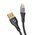  USB кабель Deppa 72501 Crystal USB-Lightning Black (1м) 