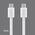  USB кабель Deppa 72556 Original XL USB Type-C-USB Type-C,100Вт White (2м) 