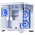  Корпус 1STPLAYER Uview UV5 ARGB White (UV5-WH-2FC7R-W-1FC7-W) / mATX / 3x120mm ARGB fans 