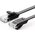  Кабель UGREEN NW102 (50174) Cat 6 8-Core U/UTP Flat Ethernet Cable 2m Black 