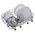  Встраиваемая посудомоечная машина Meferi MDW4563 Power 