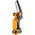  Пила цепная DEKO DKCHS 20-6 Pro (083-2011), 4" и 6", 20В, 2x2.2Ач, 2 шины и 2 цепи 