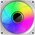  Вентилятор Bloody BD-CF120ARGB1 ARGB (BD-CF120ARGB1-WH) 120х120x25 белый 4-pin 26дБ (упак. 1шт) Ret 