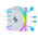  Вентилятор Lian Li UNI Fan SL Wireless 120 (G99.12SL1W1W.R0) / 12SL1W1W White / 120x124,5x28мм (PWM, ARGB, 2000 об/мин (Max.), 28.5dBa) 