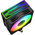  Кулер Bloody BD-AC205-ARGB1 ARGB (BD-AC205-ARGB1-BK) Soc-AM5/AM4/1200/1700/1851 черный 4-pin 14-26dB Al+Cu LCD 205W 513gr Ret 