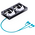 Вентилятор JONSBO ZB-240B (2 in 1) 120х120х28мм (PWM, ARGB LED, 700-2400об/мин, черный) Retail 