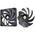  Вентилятор Thermaltake Toughfan EX14 Pro (CL-F172-PL14BL-A) реверсивный 140x140x25mm черный 4-pin 31.6-34.1dB Ret 