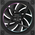  Вентилятор Deepcool FL12 (R-FL12-BKAPN1-G) ARGB 120х120x25 черный 4-pin Ret 