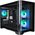  Корпус 1STPLAYER Uview UV6 ARGB Black (UV6-BK-2FC7R-1FC7) / mATX / 3x120mm ARGB fans 