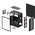  Корпус XASTRA A406 4ARGB Black (A406-4FC12A) ATX/Mesh tempered glass 4x120mm ARGB PWM fans 