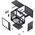  Корпус JONSBO C6 Max Black без БП, mini-ITX, micro-ATX, черный 