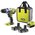  Дрель-шуруповёрт Ryobi ONE+ R18PDBL-220S (5133003436) ударная 2АКБ+ЗУ 