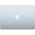  Ноутбук Apple MacBook Air A3240 (MC6T4HN/A) 13.6", 2025, Retina, Apple M4 10 core 4ГГц, 10-ядерный, 16ГБ 256ГБ SSD, macOS, голубой 