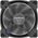  Вентилятор Powercase (M55-12 ARGB) Black 120x120x25мм (PWM, 4pin PWM (M+F)+ 3pin ARGB (M+F), 600-1500 об/мин) Bulk 