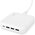  СЗУ TTEC 2SCG02B SmartCharger Quattro GAN PD GaN USB-C 45W/USB-A 20W *3 White 