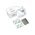  Сетевой фильтр Cablexpert Cube CUBE-3-CU3-W-1.5 белый, 3 розетки 