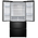  Холодильник MEFERI MFR83Black IX Total no frost french door comfort 