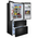 Холодильник MEFERI MFR83Black IX Total no frost french door comfort 