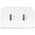  СЗУ TTEC 2SCG01B SmartCharger Duo GAN PD 50W Fast Travel Charger USB-C + USB-C White 