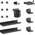  Лотки Cactus CS-GMPB-SET2 черный 