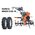  Культиватор Skiper SP-1000S колеса 5.00-10 