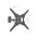  Кронштейн UniTeki FM1503 black 