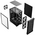  Корпус Powercase Mistral PA5B (CMOAB-L4), Tempered Glass, 4x 120mm FRGB Fans, чёрный, ATX 