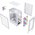  Корпус Powercase Mistral AY3W ARGB (CMAYW-A3), Tempered Glass, 2x 140mm +1x 120mm ARGB Fans, белый, ATX 