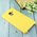  Чехол Silicone case для Samsung A8 plus (2018) жёлтый 