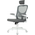  Кресло Бюрократ Aster NH-W темно-серый TW-04 Neo Grey сетка/ткань с подголов. крестов. пластик пластик белый 