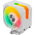  Кулер upHere UP1TC4C White ARGB / 4HPx6mm, 230W TDP, single tower, 1x120mm ARGB fan, 600-1650RPM, 68 CFM, 25dBA 