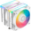  Кулер DEEPCOOL AG620 WH ARGB V2 LGA20XX/1700/1200/115X/AM5/AM4 (TDP 260W, PWM, ARGB Dual Fan 120mm, 6 тепл. трубок, белый) Ret 