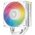  Кулер DEEPCOOL AG400 WH ARGB V2 LGA1851/1700/1200/115X/AM5/AM4 (TDP 220W, PWM, ARGB Fan 120mm, 4 тепл. трубки, белый) Ret 
