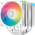  Кулер DEEPCOOL AG620 WH ARGB V2 LGA20XX/1700/1200/115X/AM5/AM4 (TDP 260W, PWM, ARGB Dual Fan 120mm, 6 тепл. трубок, белый) Ret 