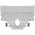  Кулер upHere H85T6 White / 6HPx6mm, 180W TDP, top flow, 1x120mm fan, 600-1650RPM, 68 CFM, 25dBA 