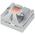  Кулер upHere H85T6 White / 6HPx6mm, 180W TDP, top flow, 1x120mm fan, 600-1650RPM, 68 CFM, 25dBA 