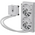  СВО upHere E240TC White ARGB / 2x120mm ARGB fans, 280W TDP 