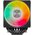  Кулер upHere UE2KC8 Black ARGB / 8HPx6mm, 280W TDP, dual tower, 2x120mm ARGB fans, 600-1650RPM, 68 CFM, 25dBA 