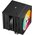  Кулер upHere UE2KC8 Black ARGB / 8HPx6mm, 280W TDP, dual tower, 2x120mm ARGB fans, 600-1650RPM, 68 CFM, 25dBA 