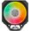  Кулер upHere UP1KC6C Black ARGB / 6HPx6mm, 250W TDP, single tower, 1x120mm ARGB fan, 600-1650RPM, 68 CFM, 25dBA 